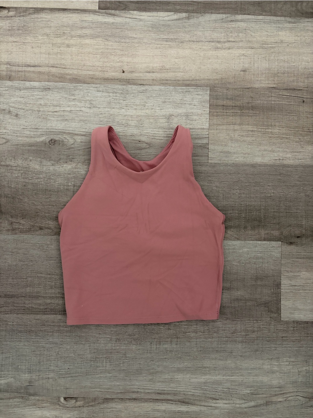 Athleta Girl Pink (Mauve) Longline bra tank in L/12